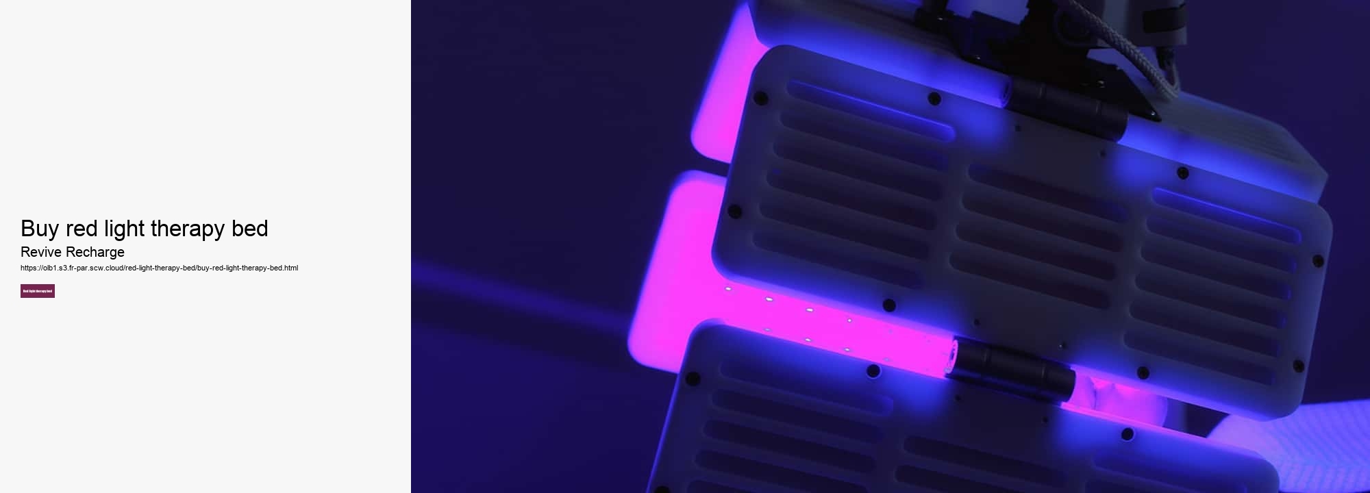 buy red light therapy bed