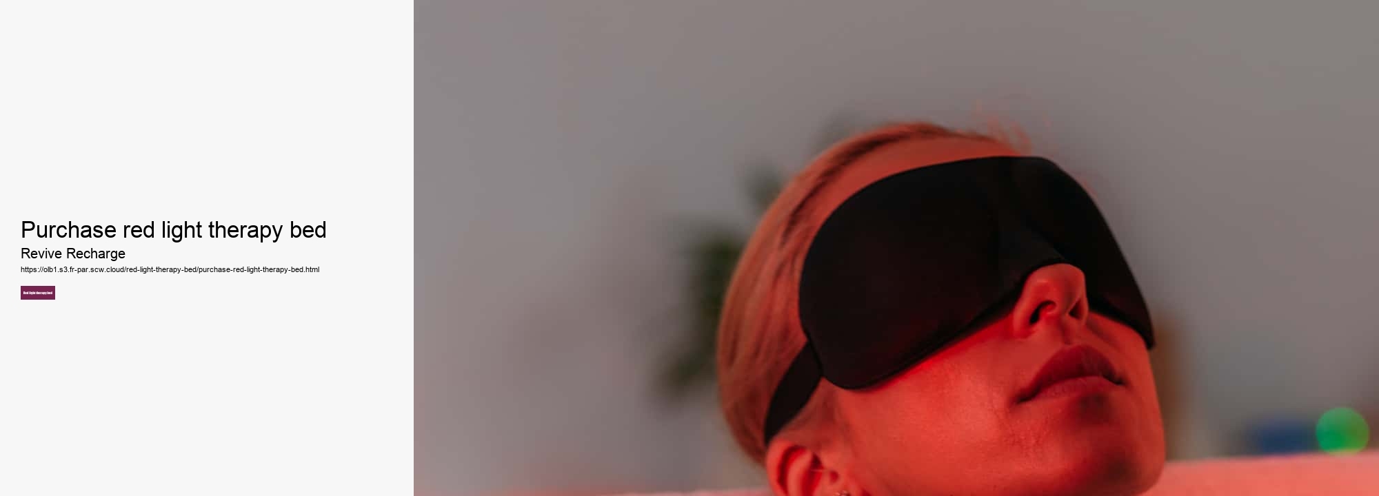 purchase red light therapy bed