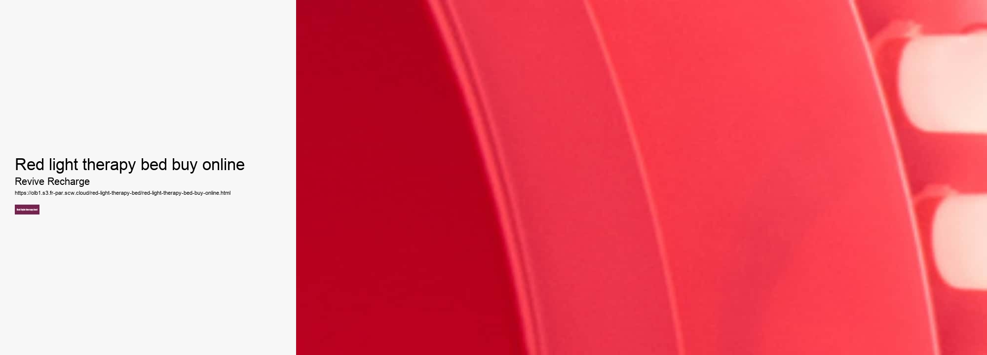 red light therapy bed buy online
