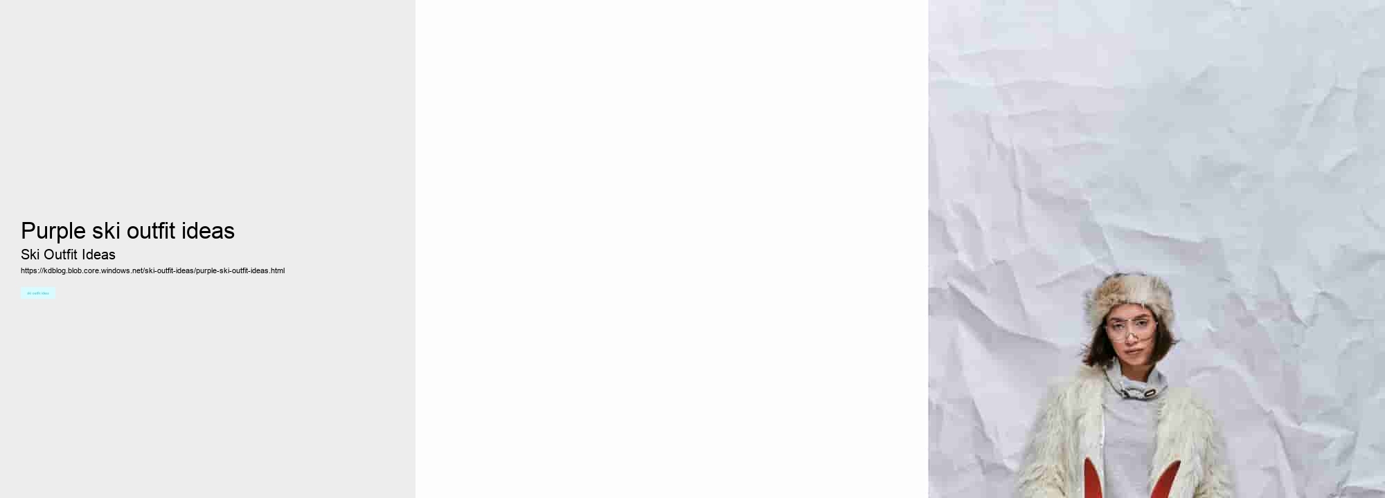 purple ski outfit ideas